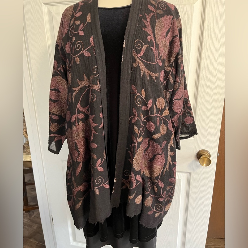 Anu Embroidered Duster NWT